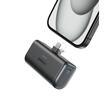 Anker Acumulator extern 5000mAh, Nano 22.5W, PD, 2 x USB-C, conector USB-C incorporat si pliabil, Negru
