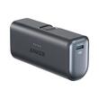 Anker Acumulator extern 5000mAh, Nano 22.5W, PD, 2 x USB-C, conector USB-C incorporat si pliabil, Negru
