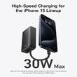 Anker Acumulator extern Nano 10.000mAh, 30W, QC+PD, 1 x USB-A, 2 x USB-C, Negru