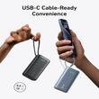 Anker Acumulator extern Nano 10.000mAh, 30W, QC+PD, 1 x USB-A, 2 x USB-C, Negru