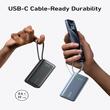 Anker Acumulator extern Nano 10.000mAh, 30W, QC+PD, 1 x USB-A, 2 x USB-C, Verde