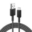 Anker Cablu 322 USB-A la Type-C 18W, 0.9m, Negru