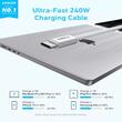 Anker Cablu Zolo Type-C la Type-C 240W, Fast Charge, 1m, Alb