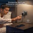 Anker Incarcator Retea Fast Charge 100W, 1 x USB-A, 2 x USB-C, Smart Display, Gri