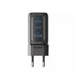 Anker Incarcator Retea Fast Charge 100W, 1 x USB-A, 2 x USB-C, Smart Display, Gri