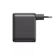 Anker Incarcator Retea Fast Charge 100W, 1 x USB-A, 2 x USB-C, Smart Display, Gri