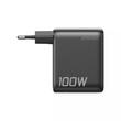 Anker Incarcator Retea Fast Charge 100W, 1 x USB-A, 2 x USB-C, Smart Display, Gri