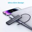 Anker Multihub 332 5-in-1 85W PD Ultra-Slim USB-C, 4K HDMI, Negru