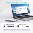 Anker Multihub 5 in 1 PD 90W, 2 x USB-A - 1 x USB-A 3.0 - 1 x USB-C - 1 x HDMI, 4K@30Hz, Gri