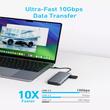 Anker Multihub 7 in 1 USB-C, Dual Monitor USB-C, Dual HDMI Display, 85W Output, Transfer de date de 10Gbps, Gri