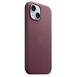 Apple Husa Originala FineWoven iPhone 15 Plus, MagSafe, Mulberry, resigilat