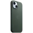 Apple Husa Originala FineWoven iPhone 15, MagSafe, Evergreen