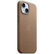 Apple Husa Originala FineWoven iPhone 15, MagSafe, Taupe
