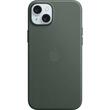 Apple Husa Originala FineWoven iPhone 15 Plus, MagSafe, Evergreen