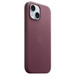 Apple Husa Originala FineWoven iPhone 15 Plus, MagSafe, Mulberry