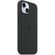 Apple Husa Originala Silicon iPhone 15 Plus, MagSafe, Black
