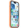 Apple Husa Originala Silicon iPhone 15 Plus, MagSafe, Orange Sorbet