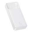 Baseus Acumulator extern Bipow Digital Display 20000mAh, 15W, cablu Micro USB , Overseas Edition, Alb