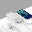 Baseus Acumulator extern Bipow Digital Display 20000mAh, 15W, cablu Micro USB , Overseas Edition, Alb