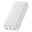 Baseus Acumulator extern Bipow Digital Display 20000mAh, 15W, cablu Micro USB , Overseas Edition, Alb