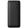Baseus Acumulator extern Bipow Pro Digital Display 10000mAh 22.5W, 2x USB, 1x USB type C + cablu USB 3A, Negru