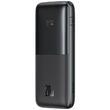 Baseus Acumulator extern Bipow Pro Digital Display 10000mAh, 20W, 2x USB, 1x USB Type C, cablu Type-C 3A, Negru