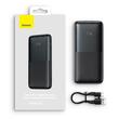 Baseus Acumulator extern Bipow Pro Digital Display 10000mAh, 20W, 2x USB, 1x USB Type C, cablu Type-C 3A, Negru
