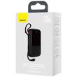 Baseus Acumulator extern Q Pow Digital Display Quick Charge 10000mAh, cablu Lightning 20W, Negru
