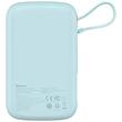 Baseus Acumulator extern Q Pow Digital Display Quick Charge 10000mAh, cablu Lightning 20W, Albastru