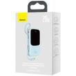 Baseus Acumulator extern Q Pow Digital Display Quick Charge 10000mAh, cablu Lightning 20W, Albastru