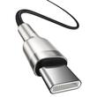 Baseus Cablu Cafule Series Metal Type-C la Type-C Black (1m, 100W, impletitura nylon)resigilat
