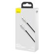 Baseus Cablu Cafule Series Metal Type-C la Type-C Black (1m, 100W, impletitura nylon)resigilat
