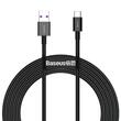 Baseus Cablu Superior Series Fast Charging USB la Type-C, 66W, 2m, Black