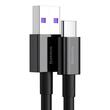 Baseus Cablu Superior Series Fast Charging USB la Type-C, 66W, 2m, Black