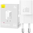 Baseus Incarcator Retea GaN5 Mini Fast Charger, USB-C, 20W, Alb