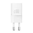 Baseus Incarcator Retea GaN5 Mini Fast Charger, USB-C, 20W, Alb