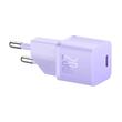 Baseus Incarcator Retea GaN5 Mini Fast Charger, USB-C, 20W, Mov