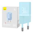 Baseus Incarcator Retea GaN5 Mini Fast Charger, USB-C, 30W, Albastru
