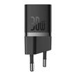 Baseus Incarcator Retea GaN5 Mini Fast Charger, USB-C, 30W, Negru
