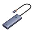 Baseus Multihub 4 porturi UltraJoy Type-C la 3 x USB 3.0 /1 x LAN+RJ45 Gri
