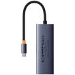 Baseus Multihub 5 in 1 UltraJoy Type-C la 1 x HDMI 4K30Hz si 4 x USB 3.0 Gri