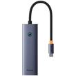 Baseus Multihub UltraJoy Type-C la 4 x USB 3.0 Gri