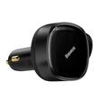 Baseus Set Incarcator Auto 30W, Enjoyment Series USB, cablu inclus max 75cm, 1 x Type-C max 5V/3A , 1x Lightning 5V/3A, Negru