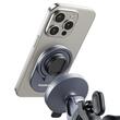 Baseus Suport Telefon 2 în 1 Magnetic pentru Bicicleta PrimeTrip Series, sistem de fixare cu clipsare patentat, Negru