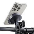 Baseus Suport Telefon 2 în 1 Magnetic pentru Bicicleta PrimeTrip Series, sistem de fixare cu clipsare patentat, Negru