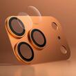 Benks Folie Sticla Camera Glass Warrior Metal Integrated iPhone 17 Pro Max, Portocaliu