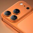Benks Folie Sticla Camera Glass Warrior Metal Integrated iPhone 17 Pro Max, Portocaliu