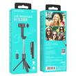 Borofone Selfie Stick Bluetooth, cu trepied și telecomandă, Negru