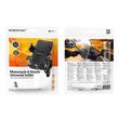 Borofone Suport Telefon pentru Bicicleta / motocicleta, cu prindere ghidon, Knight brațe reglabile, pentru telefone cu diagonala 6.0–7.0 inch, Negru