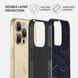 Husa iPhone 13 Pro Burga Dual Layer Drifting Shores Line Art